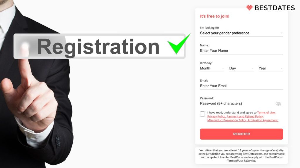 bestdates sign up